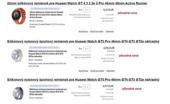 remienky Huawei Watch GT modely