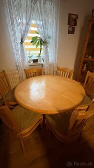 Predám stôl a stoličky