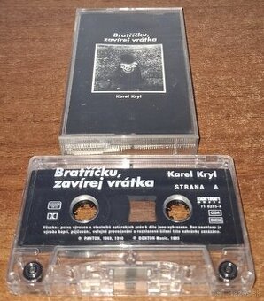 MG Kazeta Karel Kryl-Bratříčku, Zavírej ... / 100% TOP STAV