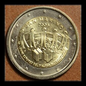 2 Euro San Marino 2008 - Európsky rok medzikultúrneho dialóg