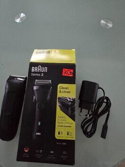 Holiaci strojček Braun Series 3 black, iba vyskúšaný