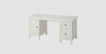 IKEA HEMNES pracovný stôl biely 155 cm