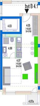 Ponúkame na predaj byt 1 izbový  35,96 m2
