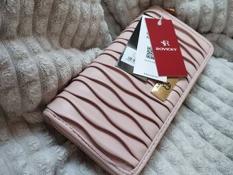 Dámska peňaženka staroružovej farby