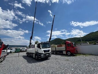 MAN TGS valník -hydraulická ruka HIAB 188-6, EURO 6,TOP STAV