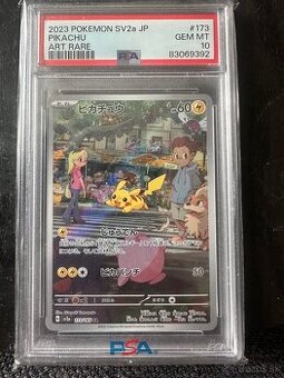 2023 Pokemon SV2a JP Pikachu art rare PSA 10