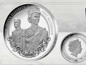 Stříbrná mince - QUEEN ELIZABETH II 1 Oz - 1
