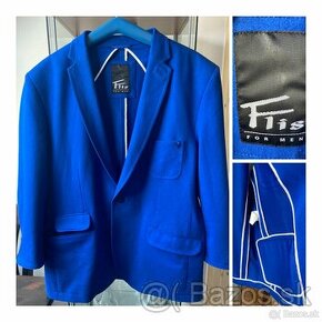 Pánske sako modrej farby,značka FLIS FOR MEN