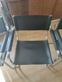 Nemecké vintage dizajnové stoličky Bauhaus