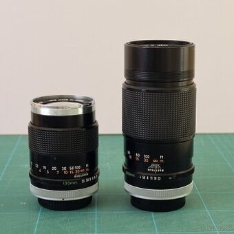 Predám objektívy Canon FD a redukcie FD/Canon RF a FD/Fuji X