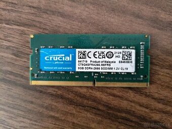 Crucial 8GB DDR4-2666 SODIMM RAM (CL19)