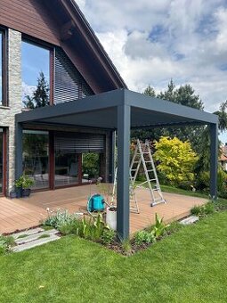Hliníkova pergola zimna záhrada