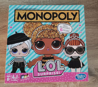 Detská stolová hra Hasbro Monopoly L.O.L. Surprise ENG