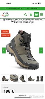 SALEWA Puez Leather Mid PTX W bungee cord/onyx