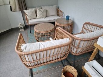 Záhradný nábytok - lounge súprava Vistdal