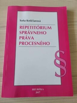 Repetitórium správneho práva procesného