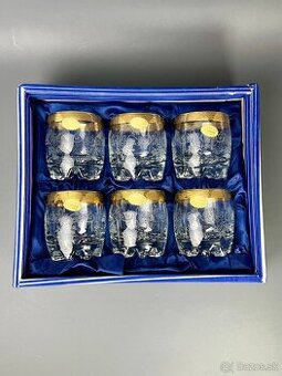 Sklenené poháre na whisky J Preziosi Lavorato A Mano