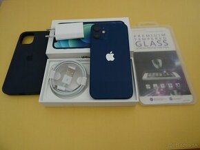 iPhone 12 MINI 128GB BLUE - ZÁRUKA 1 ROK - DOBRY STAV