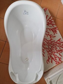 Anatomická vanička s výpustom 102 cm Lux Bunny biela
