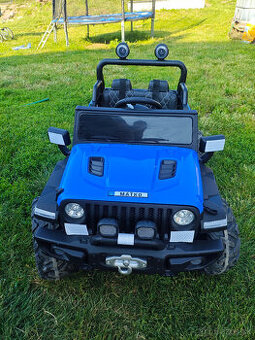 Detské elektrické autíčko Master of Terain 4x4 modré