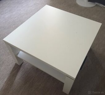 Konferenčný stolík 75x75 biela