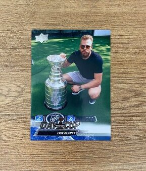 Hokejová kartička ERIK ČERNÁK Day with the Cup