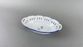 Mistička oválna s motívom husí, český porcelán