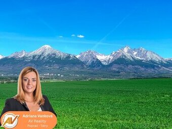 PREDAJ stavebný pozemok s krásnym výhľadom na Vysoké Tatry