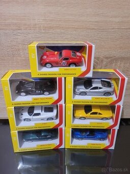 SHELL ferrari kolekcia kompletná 7ks aut