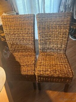 Stoličky ratanove