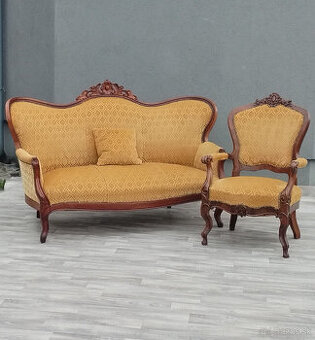 Set “BAROKO” – pohovka + kreslo .