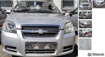 Chevrolet Aveo 1.4 2009 predám NÁRAZNÍK,  MOTOR F14D3 Prevod