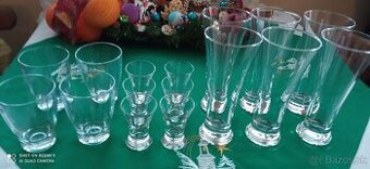 Sklenené poháre na pivo a štamperlíky - 1