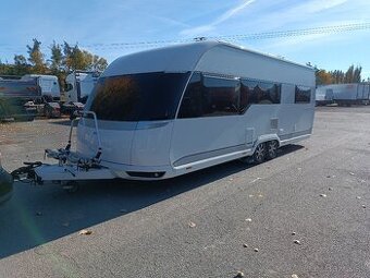 Hobby 610 UL Premium obytný přívěs 2016 Markýza,solar