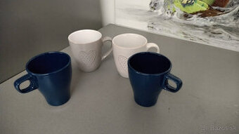 4ks keramický hrncek nielen na Valentina CENA SPOLU