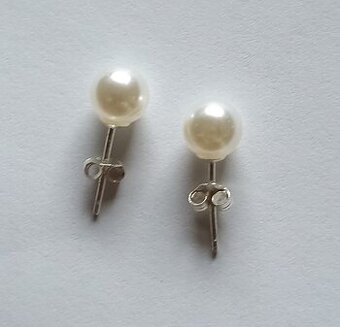 Náušnice s vodnou perlou