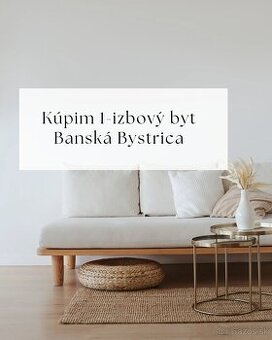 Ponúknite na predaj 1-izbový byt v Banskej Bystrici