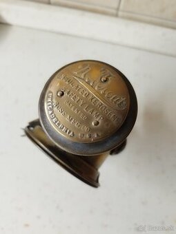 Historická lampa na bicykel z USA