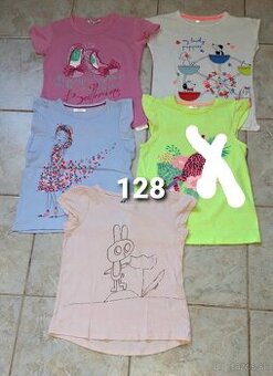 Letne trička balicek 4ks 128