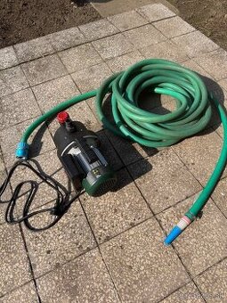 Výkonné záhradné čerpadlo Parkside 1100W + 17m hadica (Kompl