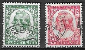 PZ.2023.547-8.. Friedrich Schiller(1934) Deutsches Reich