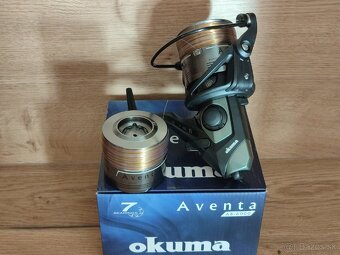 Naviják OKUMA Aventa 6000 + náhradná cievka + 2x nový silon