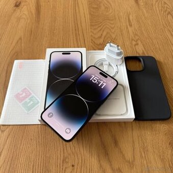 iPhone 14 Pro Max 128 gb Space Black - komplet príslušenstvo