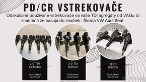 PREDAM VSTREKY VSTREKOVACE VW GROUP