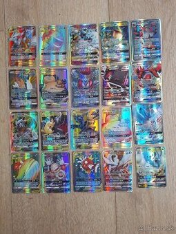 dúhové Pokémon karty