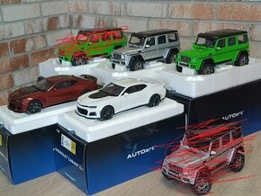 Mercedes-Benz G500 4×4² a Chevrolet Camaro ZL1 - 1:18 AUTO