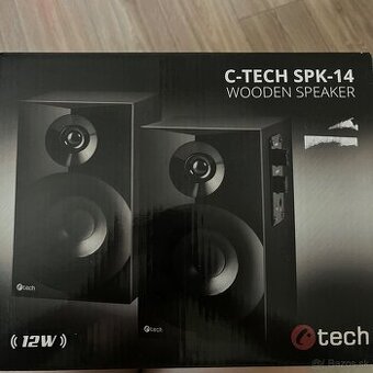 Reproduktory C-TECH SPK-14 WOODEN SPEAKER