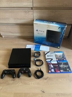 Playstation 4 FAT 1TB + komplet balenie