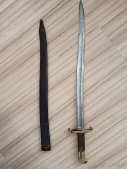 Nórsky bodák M1860 „Jatagan“ s pošvou – zberateľský originál