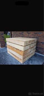 Bukove podvaly 15x26x130cm schody/zahony/terasy